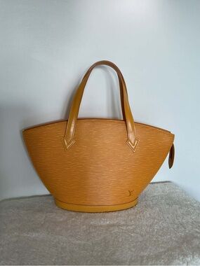 LOUIS VUITTON St. Jacques Epi Yellow Bag